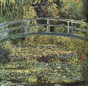 Claude Monet Waterlilies and Japanese Bridge oil painting reproduction